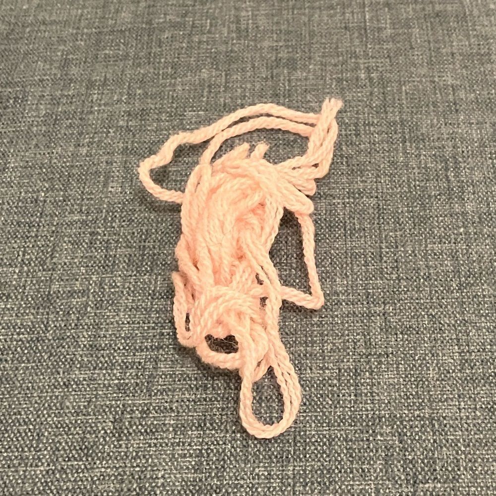 Pink Needlepoint Thread Yarn